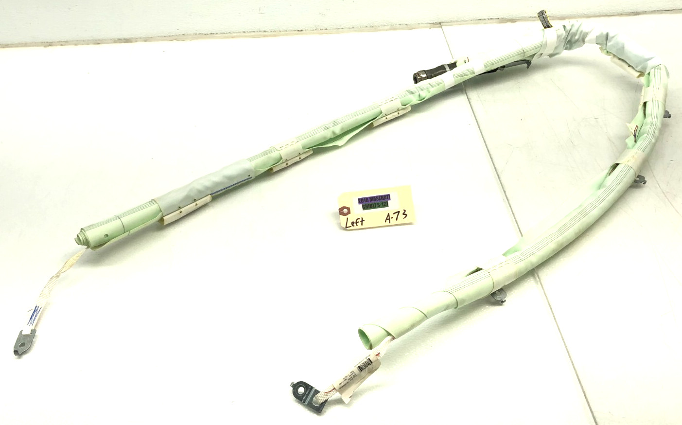 2014-2023 MASERATI GHIBLI LEFT DRIVER SIDE ROOF CURTAIN HEAD AIRBAG AIR BAG OEM.
