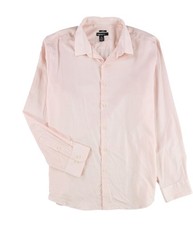 bar III Mens Stretch Button Down Dress Shirt, crltwltxtsld, 16.5 Neck