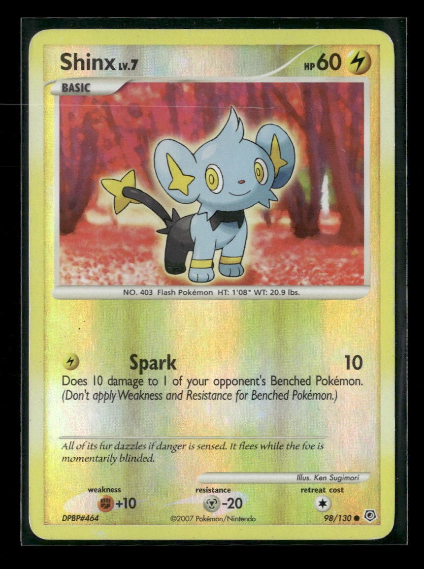 Shinx 98/130 HP - Reverse Holo Common - Diamond & Pearl Base