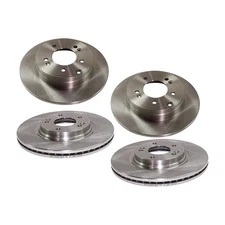 Front and Rear Disc Brake Rotors For 2015-2019 Hyundai Sonata 16-20 Kia Optima