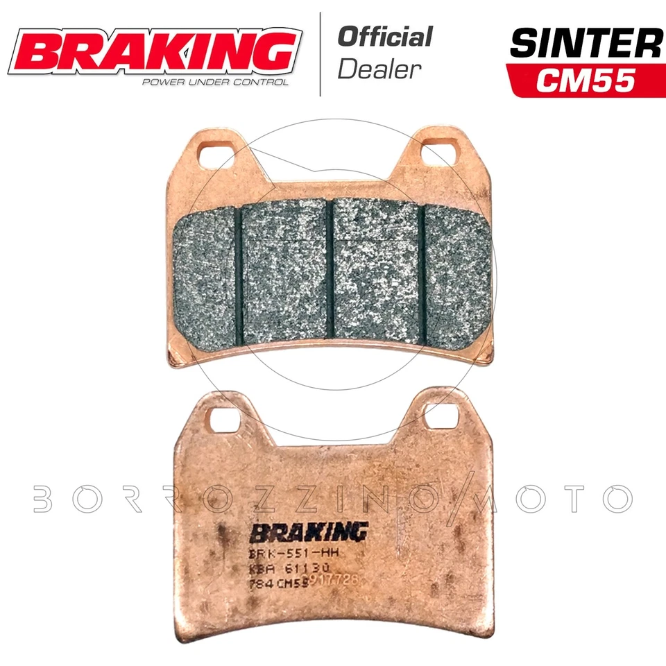 PASTIGLIE FRENO BRAKING ANTERIORI+POSTERIORI DUCATI MULTISTRADA S TOURING 1200 Foto 3 de 4