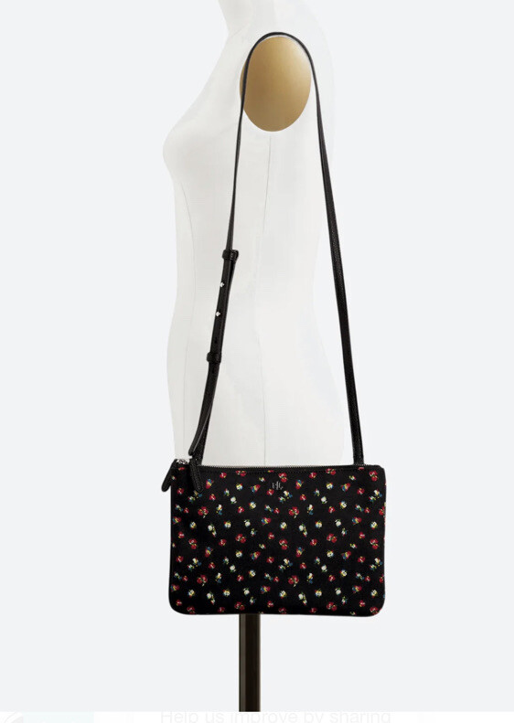 Lauren Ralph Lauren Blooms Carter 26 Floral Crossbody Bag