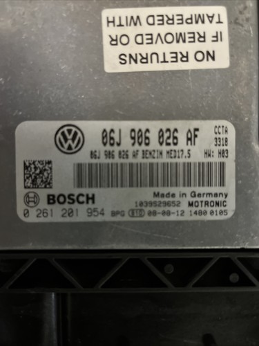 2009 VOLKSWAGEN CC 2.0L MANUAL TRANSMISSION MODULE 06J906026AF - Picture 2 of 4