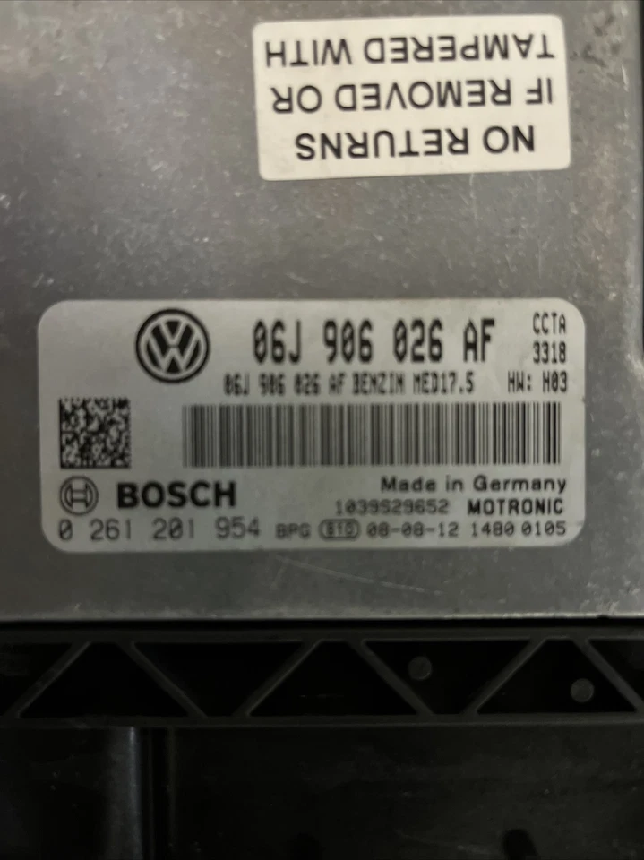 2009 VOLKSWAGEN CC 2.0L МЕХАНИЧЕСКАЯ КОРОБКА ПЕРЕДАЧ МОДУЛЬ 06J906026AF - Изображение 2 из 4