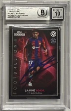 2023-24 Topps Knockout UCL Football DNA Lamine Yamal Signed RC Beckett Auto 10