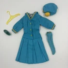 Vintage 1969 Barbie Sea Worthy Outfit #1872 Dress Hat Sock Shoe & Hanger