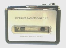 Reshow Super USB Cassette Player Captures Cassette Tape  Converts to USB/MP3