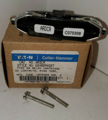 1 NEW EATON CUTLER-HAMMER ARDCR 624B094G07 RELAY CARTRIDGE NIB ***MAKE OFFER***
