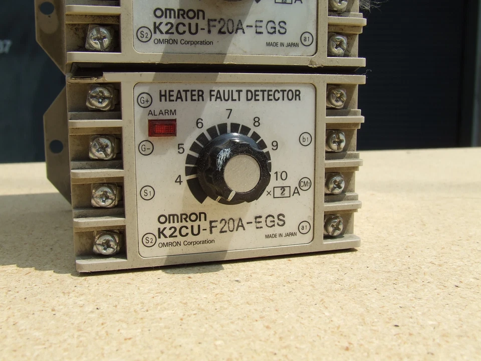 LOT SET of 3 Omron K2CU-F20A-EGS Heater Fault Detector Units with alarm f gs - Image 4 of 4