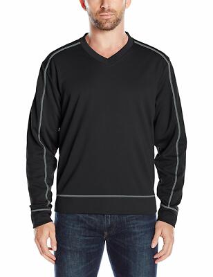 Clique Men's Helsa Performance V-Neck, Black, XXL