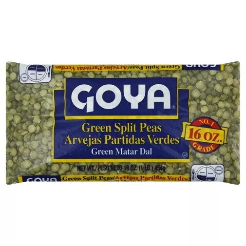 Goya Green Split Peas/Arvejas Partidas Verdes PACK OF 3