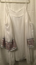 Ava & Viv Plus Size 3X White Stripes And WideSleeve Mini Dress Beautiful Design