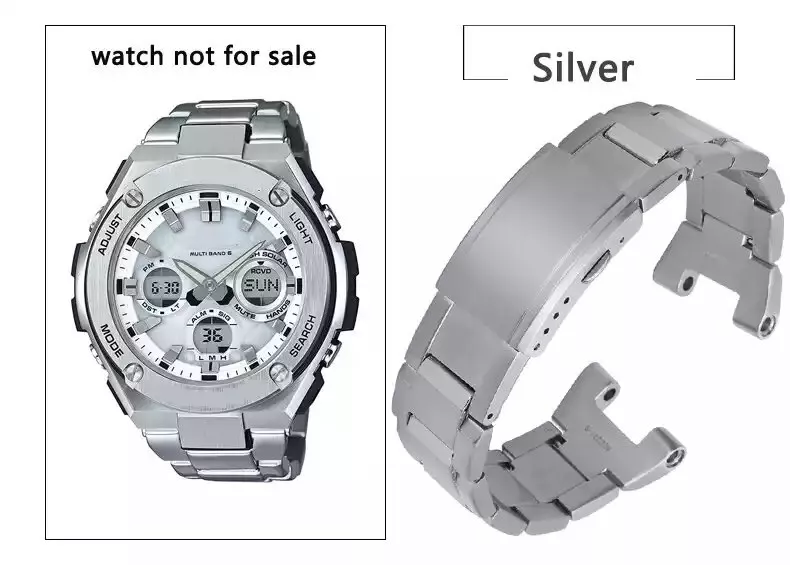 Full Metal G-Shock Stainless G-Steel Custom Bracelet to fit Casio GST Watches