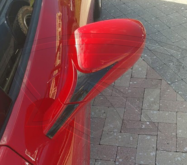 Ferrari 458 & 488 Carbon Fiber Mirror Inserts
