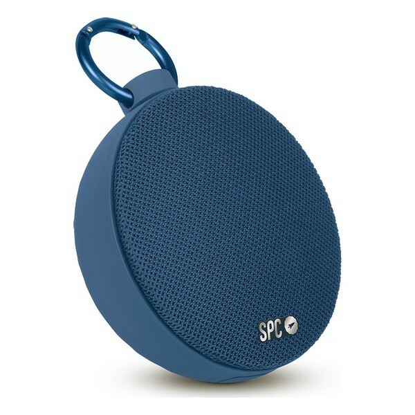 Haut-parleur Bluetooth portable 5W bleu compact pour smartphone - 3