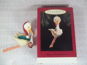 1995 baby's first christmas ornament