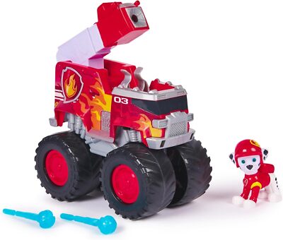 Paw Patrol: Rescue Wheels Marshall s Fire Engine, Spielzeugfeuerwehr mit Projektil