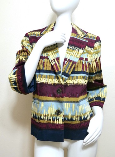Pendleton Southwestern Cotton Cropped Light Weight Walking Jacket XL 16 - Picture 5 of 7