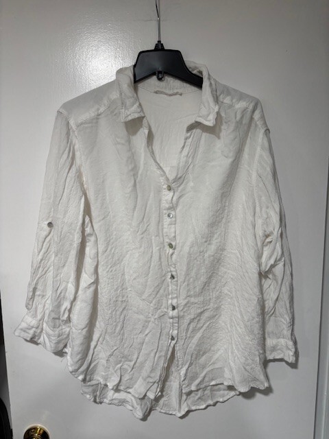 Jane Delancey Women's Summer Blouse with Sleeves - Size L, Cute Design