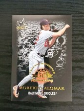 1998 Leaf Fractal materials Gold Leaf Star #159 Roberto Alomar /3250