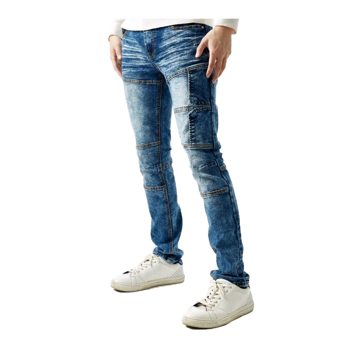 Джинсы-скинни Kindred Mens цвета индиго с боковым карманом с клапаном KD2025