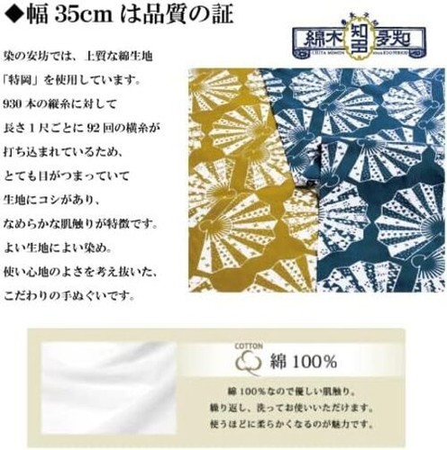 Dyed Anbo Tenugui Carp Waterfall Streamer Black Made in Japan 35cm x 100cm - Picture 6 of 8