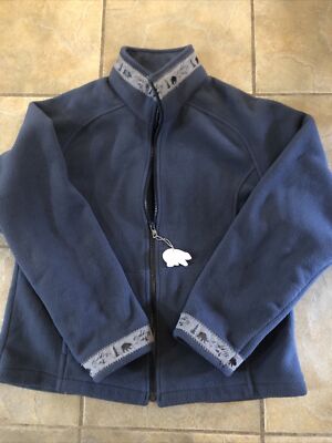 Vintage Northern Sun Canada Blue Winter Jacket Zip Up Coat Polar