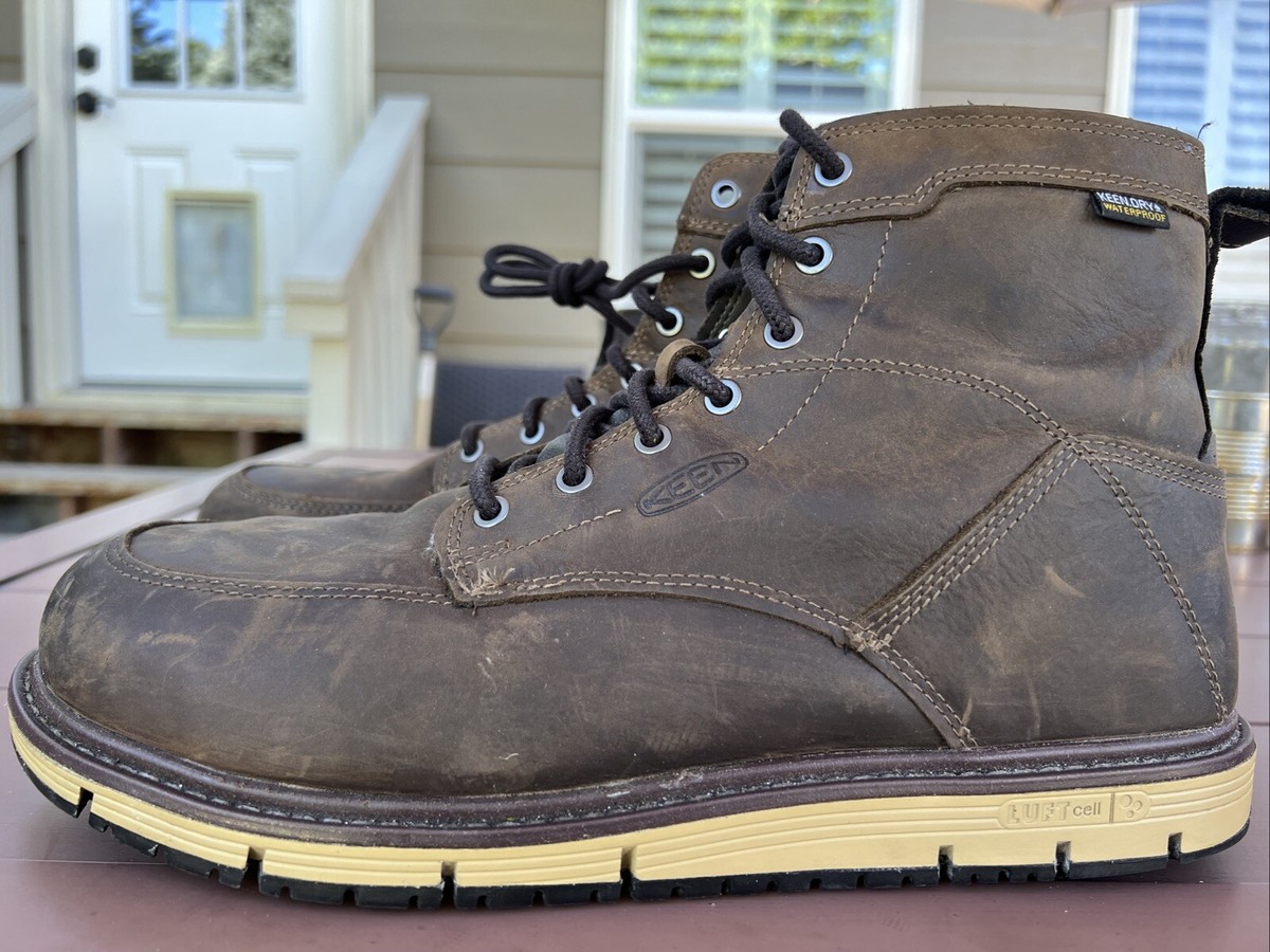 Men\'s Brown Leather Casual Western Work Utility  Boots. Sz 12D Amazon.com | Twisted X Men main image 3