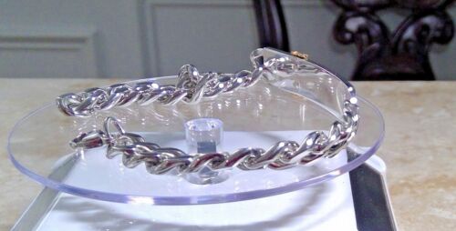 Dolan Bullock 8.5" sterling silver 14k gold link bracelet MSRP $400 USA MADE - Picture 3 of 8