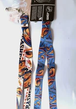 Atlanta Thrashers Lanyard Keychain Double Sided With Clip NHL Licensed New