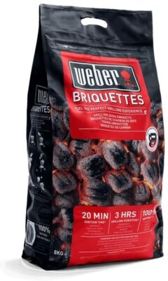 WEBER Grillbriketts 8 kg Holzkohle Briketts Grill Barbecue