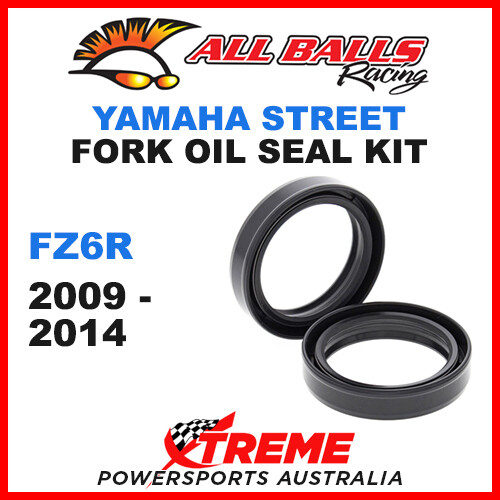 All Balls 55-116 Yamaha FZ6R 600cc 2009-2014 Fork Oil Seal Kit 41x53x10.5 - Picture 1 of 2