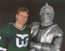 Doug Jarvis signed Hartford Whalers 8x10 photo autographed 2 