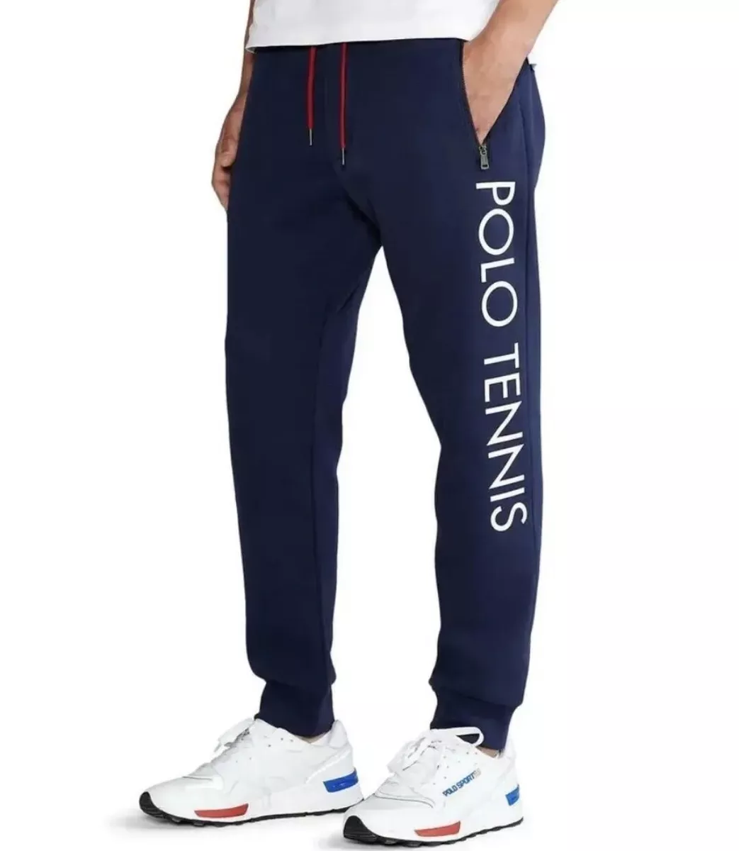 $328 Polo RALPH LAUREN Mens TALL 4XLT Navy Tennis JOGGERS Track Suit  SWEATPANTS