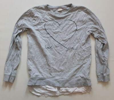 Zara Double Layer La Shirt Size L 164 Grey