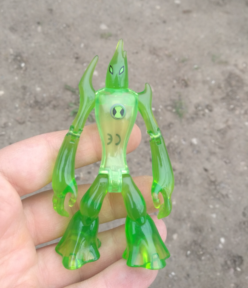 CN Bandai 2008 Ben 10 Alien Force 27454 Clear Green Goop