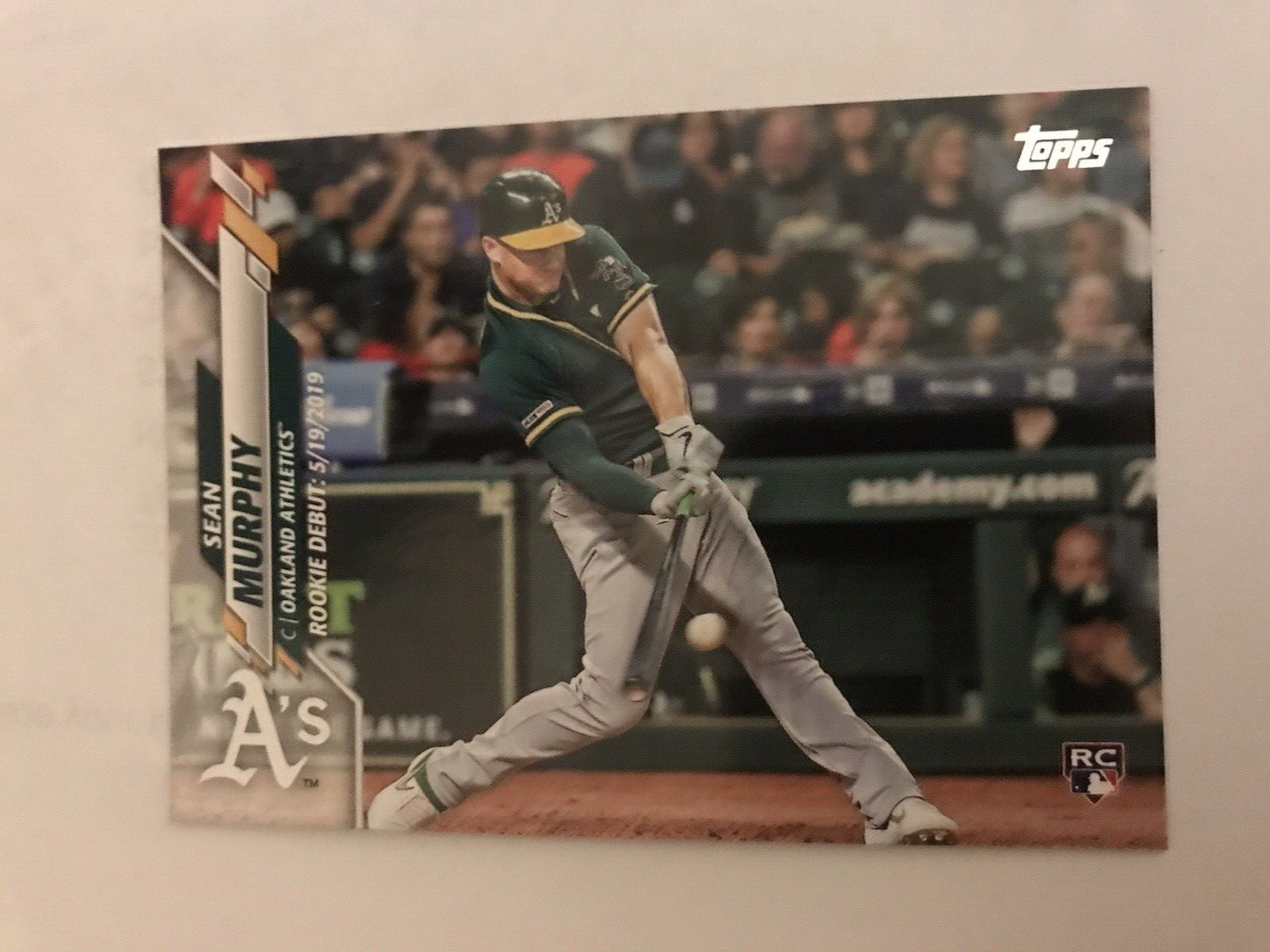 2020 Topps Update SEAN MURPHY Rookie Debut Card #U-216 Atlanta Braves 1.00 Shipp