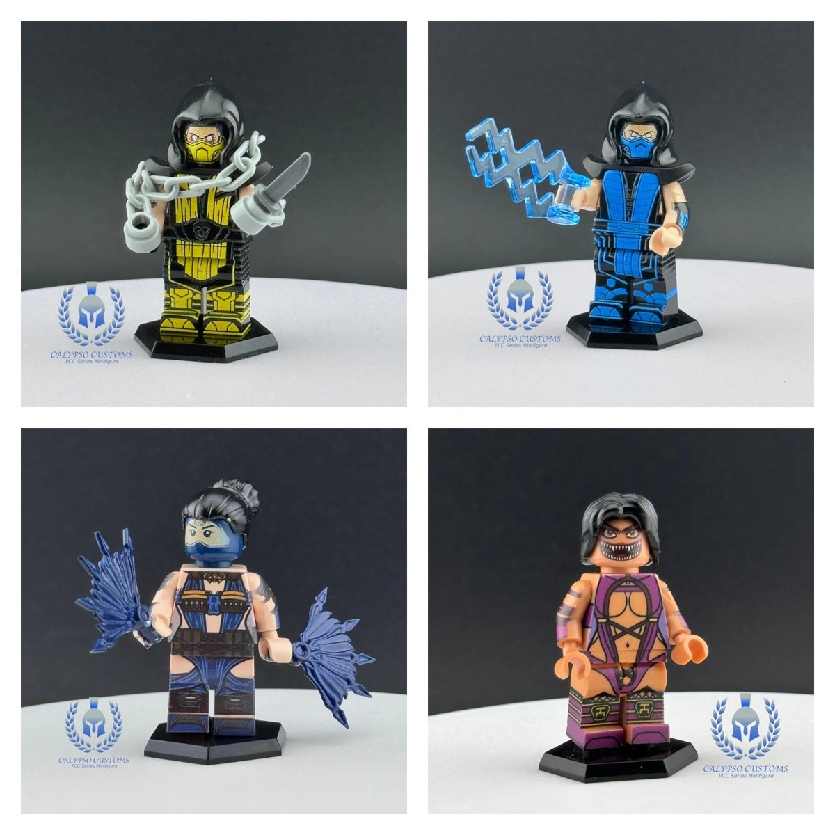 NEW** Calypso Customs Mortal Kombat Figures - Pick Model - 10