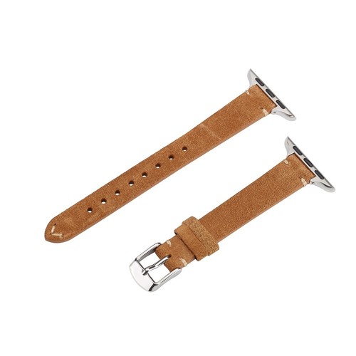 Matte Genuine Leather Band for Apple Watch 11 10 9 8 7 6 SE 40/41/44/42/45/46mm - Picture 12 of 29