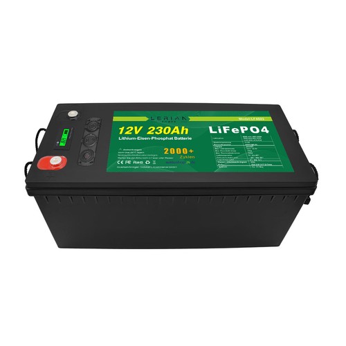 LiFePO4 Akku 12V 230Ah Lithium-Eisen-Phosphat Batterie für Camping Boot Solar - Picture 4 of 5
