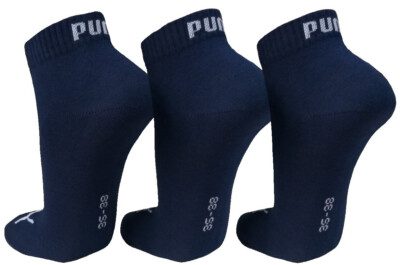 PUMA Baumwoll Quarter Klassik - Sneaker Socken in Kurzschaftform 1/4 Schaft