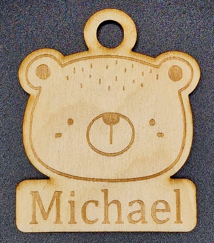 Personalisierter Schlüsselanhänger Holz Gravur Geschenk Name - Bild 8 von 24