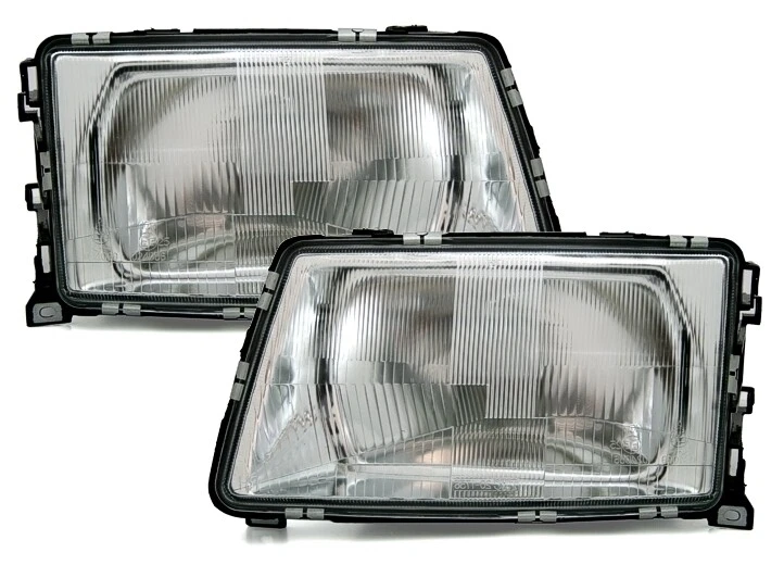 Scheinwerfer Set links + rechts für Audi 100 C3 1982-1990 H4 manuelle LWR