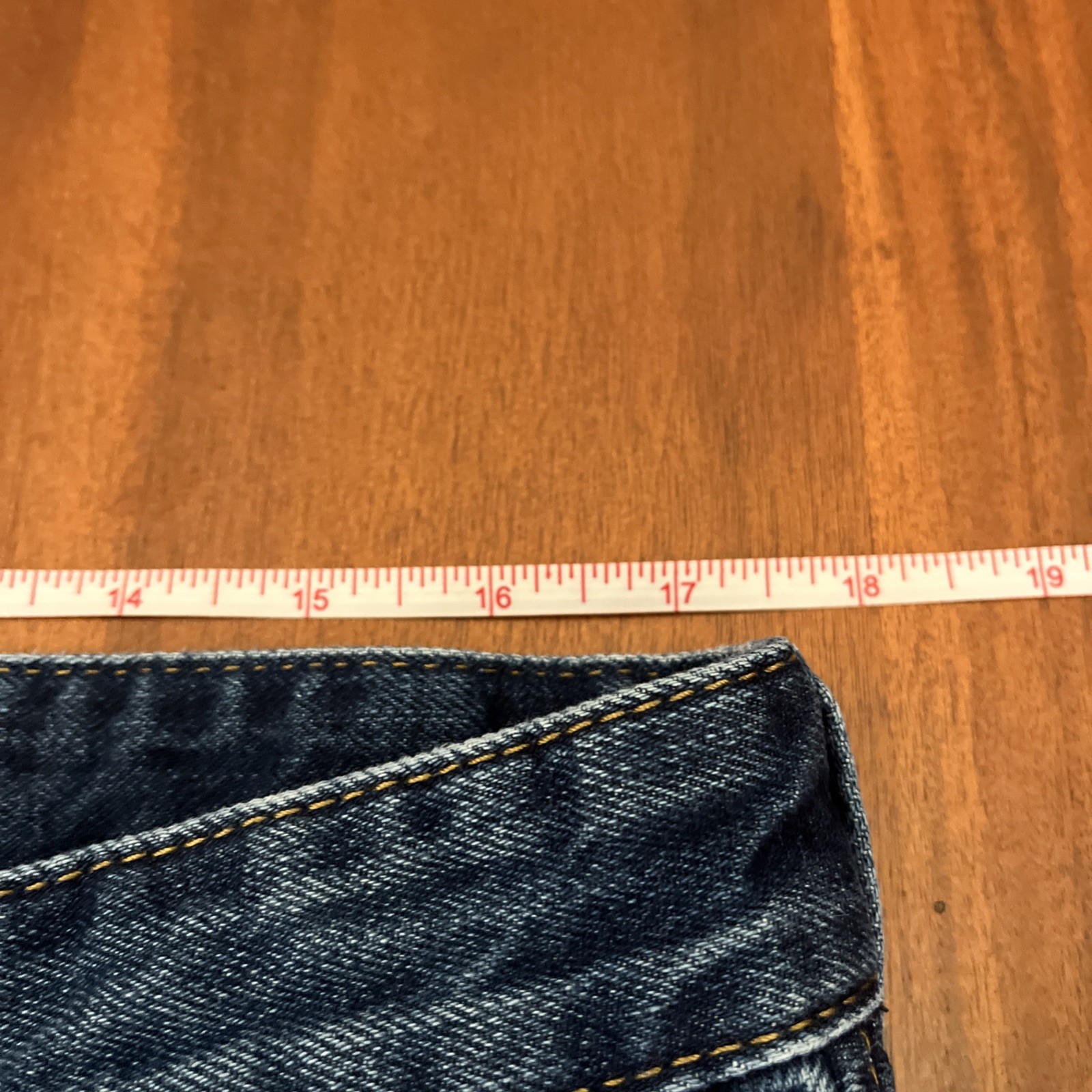 Boss Orange 24 by Hugo Boss Men's Size 36 Regular Fit Blue Denim Jeans thumbnail 8