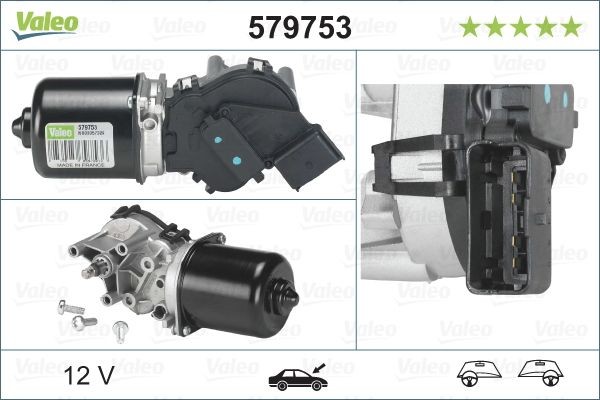 Wischermotor Vorne Valeo 579753 FÜR Renault Scheibenwischermotor-image