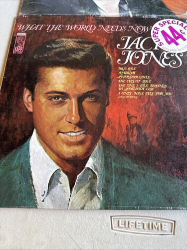Jack Jones~”SEALED” “NOS” Dear Heart and What The World Needs Now (2) LPs LOT - Picture 2 of 6