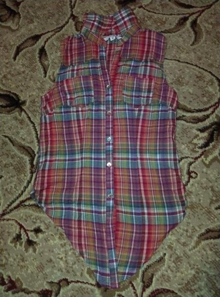 Women New Look Shirt Raspberry Cotton 36