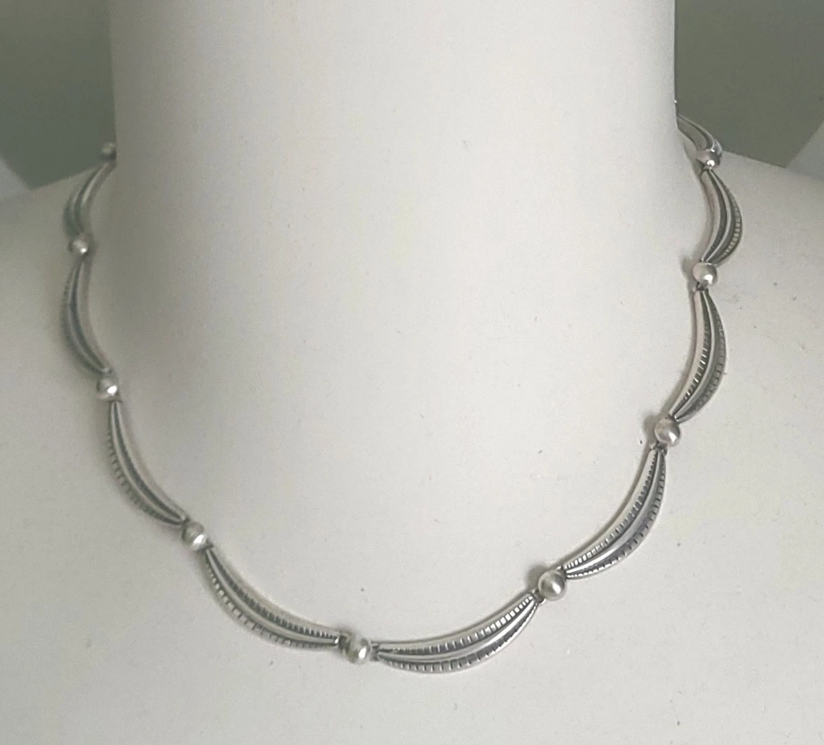 Petit collier ras de cou en argent 925 Litchi minimaliste Litchi De