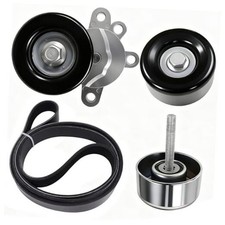 11955JA10D Engine Serpentine Belt and Drive Belt Tensioner Idler Pulley Kit