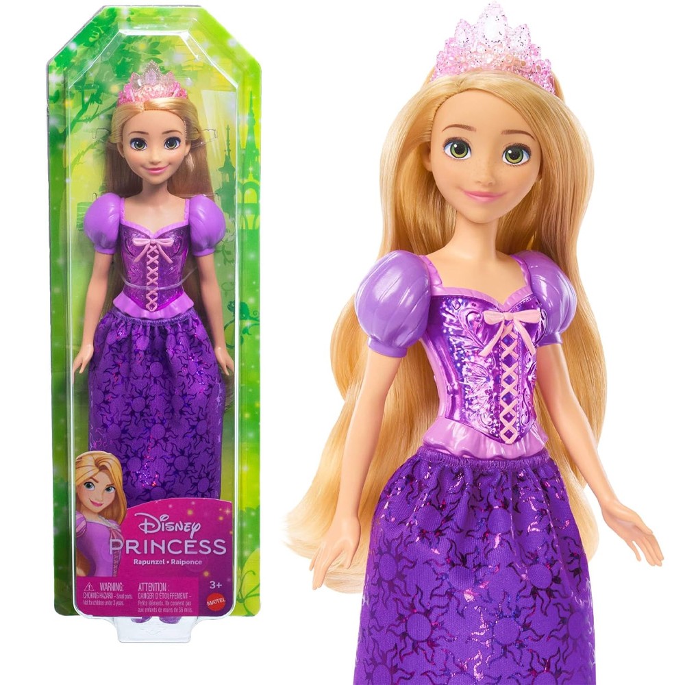 PRINCIPESSA RAPUNZEL 30CM PRINCIPESSE DISNEY CLASSIC PRINCESS MATTEL HLW03